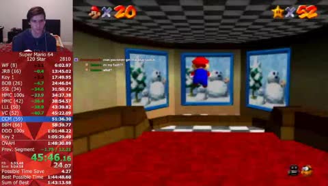 120 Star No Reset once I get out of Whomps
