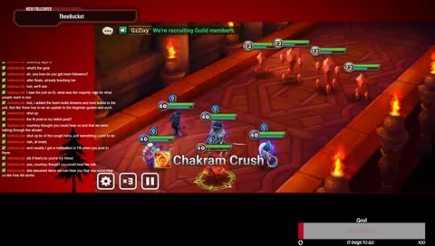 getting crit by chows all night