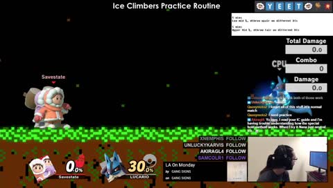 Ice Climbers Practice Session
