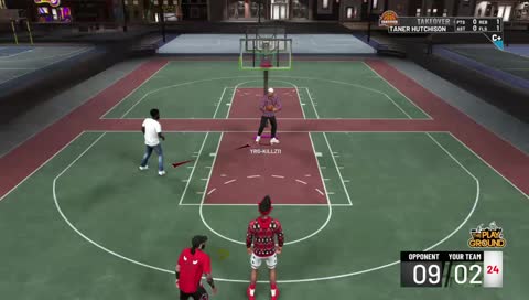 Playing nba games and playground in a bit