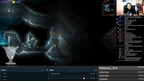 Clever pun pending, Terraria with a pal and the Thorium Mod.