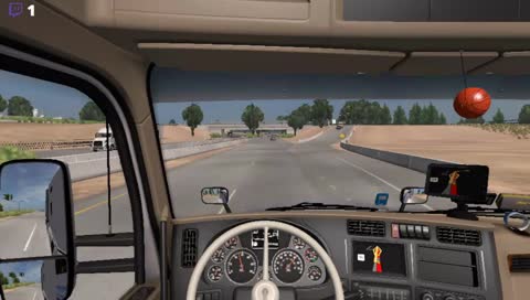 American Truck Sim Singleplayer with mods.. Oregon and Mack R trucks! Christmas paint skins too.. Pull up!