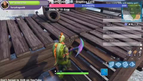 Ending stream on fortnite
