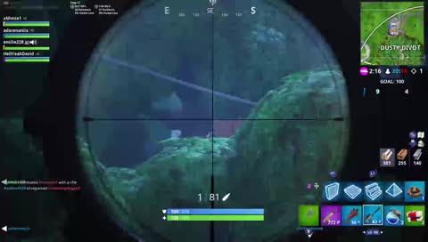 Playing fortnite with Emilie, Adore, & Daved >:)