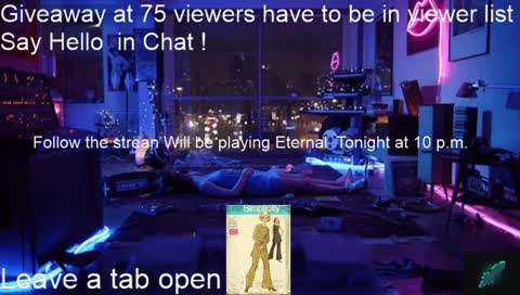 Drop Enabled ! !Givewaway at 75 viewers Beats for Sleeping/studying/Gaming. Leave a tab open   !F4F !L4L Self-Promotion Communnity