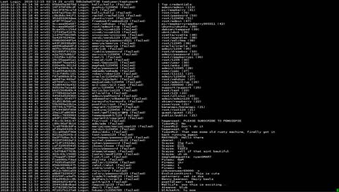 Watch Bots trying to login to my server
