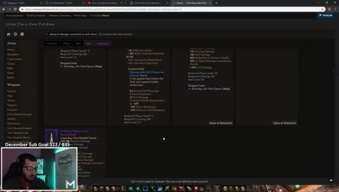 HC Ult- Farming Mad Queen and WH Theorycraft - DK for Youtube Later - Long Stream today, POE at night