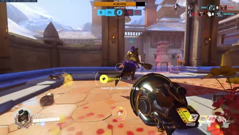 Provando a ri-hittare il plat su ow!