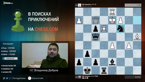 Пятничный шахматный бред в ГМ Владимиром Добровым!
