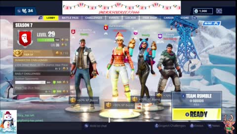 FORTNITE TEAM RUMBLE WITH TARA {Cs4aC}