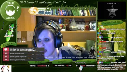Die crazy GurkenQueen_ ist online,  It´s Techno Time, elektronische Musik usw....   [TALK] [SongRequest] [AUSTRIA] 