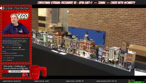 Video of Lego convention last weekend, tower rebuild, xmas hype -- !xmas