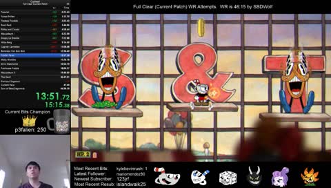 Speedrun, Short Stream, Full Clear (Current Patch) WR Attempts!  WR is 46:15 by SBDWolf