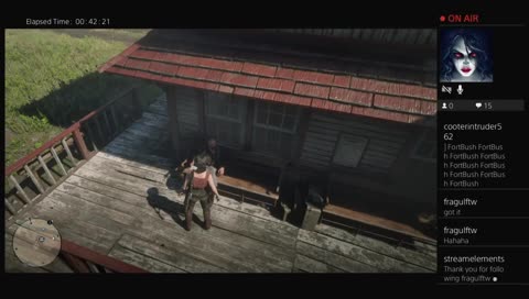 lady_die_ twitch streams red dead red. 2