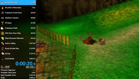 Banjo-Kazooie 100% Attempts - [Goal: 2:04:xx]
