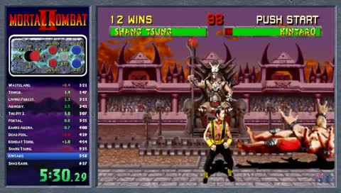 MKII arcade WR improvement attempts.