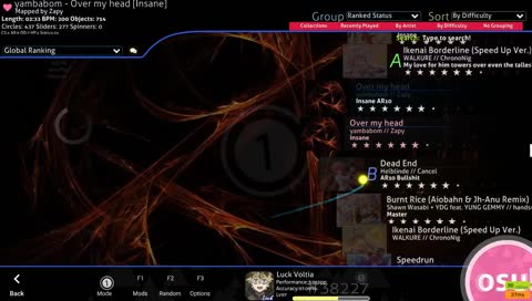 osu stream / trying to get good again