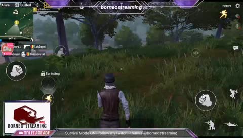 Watch me play PUBG MOBILE!! Survive Mode ON! and follow my twitch @borneostreaming
