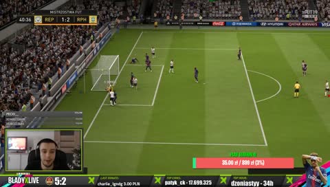 13:00 - Paczki za SBC o IKONE! FUT Champions! Koło fortuny dlla subów & donejterów! System coinsów na kanale wpisz !infocoins