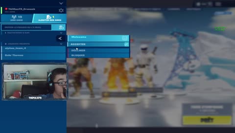 ThiMaxFR_Live : NOËL DANS FORTNITE , DU FUN EN TOP50 🎁🎅 #Facecam