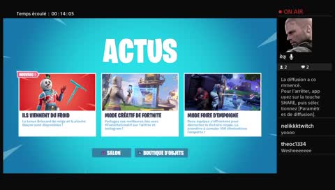 Fortnite entre bambi sur PS4
