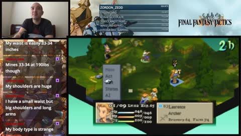 [BIRTHDAY STREAM] Final Fantasy Tactics: WOTL - Day 2: Ramza doing guard duty? So below him!