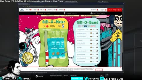 [FR-PC] Joyeux Tennobeaum ! (Give Away [PC only] Nova Prime)