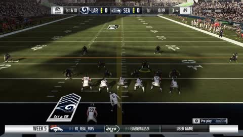 Madden franchise: Seahawks vs Rams  l Twitter: BoneSix0