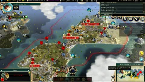 [문명5] 오리엔트 멀티 6인 판게아