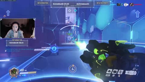 Cute Asian girl likes to blow.. up her mech