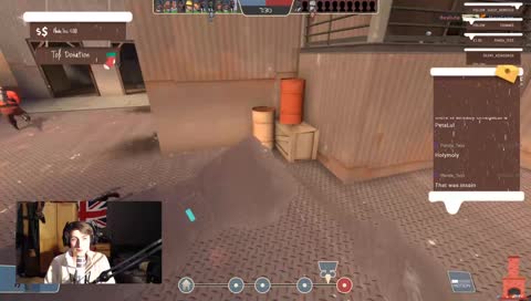 TF2 with Mere and my dog...