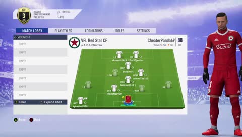 VFL Red Star CF in action!