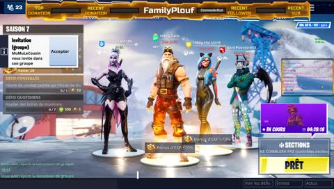 Qc / Fortnite venez parler