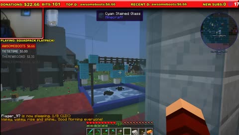 PLAYING ON THE SQUADPACK FLATPACK PATRON SERVER WITH THE SQUAD!