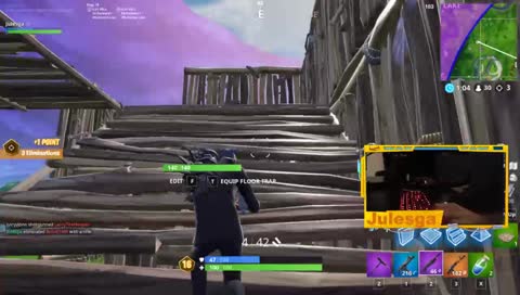 Fortnite Pop-Up Cup going for the pin