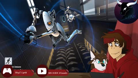 Portal 2 Co-op w/ GF ~ Join Lynk! invite.gg/Lynk