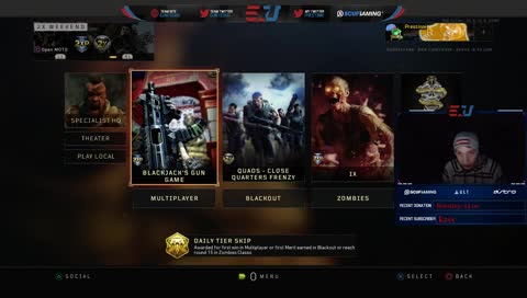 Blackout Wagers with Pro Player @Prestinni (2nd Place at CWL Vegas)