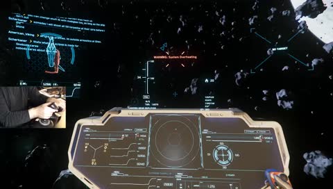 First try with flight sticks