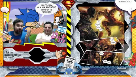 Gotta go GREAERG!! con el poster de Sonic