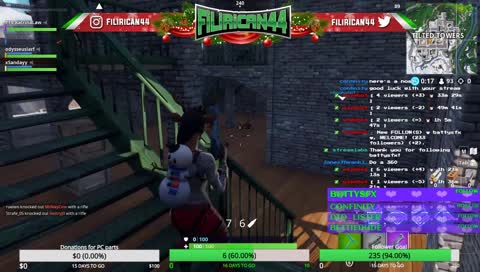 FORTNITE SEASON 7!! WINTER IS A WONDERLAND! -- SUB GOAL: 10