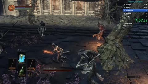 다크소울3 스피드런 / Dark souls III speedrun