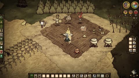 Playing Don't Starve Together!!!