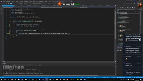 Ausführende aufgaben in VS 2019 [GameDevelopment][C#]_NoobDevGedöns CodeTalk Version 104