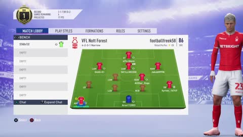 VFL Nottingham forest Matchday 3