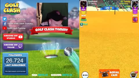 Golf Clash LIVESTREAM, Weekend round - Master MAIN - Festive Cup Tournament!