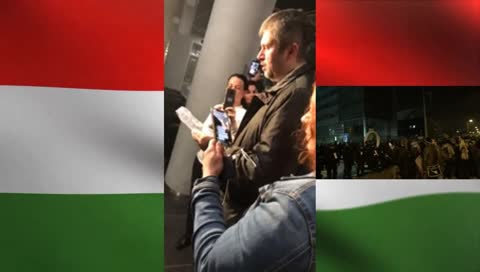 Tüntetés Live / Demonstration against the "slave law" in Hungary