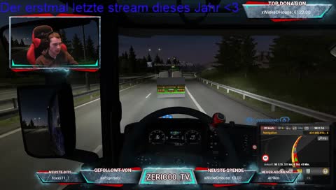 Schöner abschluss Weihnachts stream für 2018 mit ETS 2 und euch