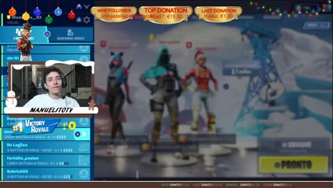 CONTEST PER UNA SKIN DA 2000 V-BUCK SETTIMANA PROSSIMA E STASERA SI GIOCA COI FOLLOWERZZZ! [PS4] [ITA]