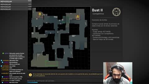 Volvimos con CSGO perr@s. Prendanse full.. Stream de la partida del Gamefest! Estamos duelo full! https://www.twitch.tv/pablex311/