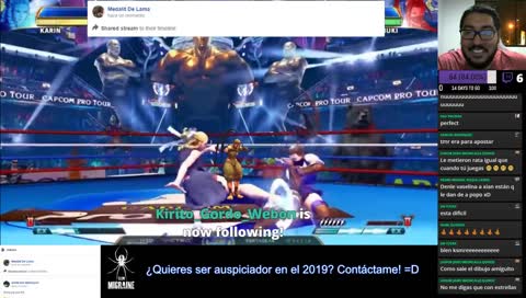 SFV Capcom CUP 2018 TOP8 -  https://www.twitch.tv/juliusthegod87